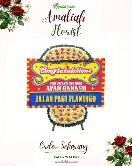 Sewa Papan Bunga Kabonena